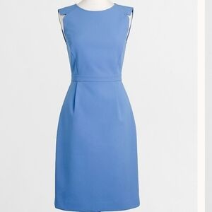 J. Crew Blue Midi Dress